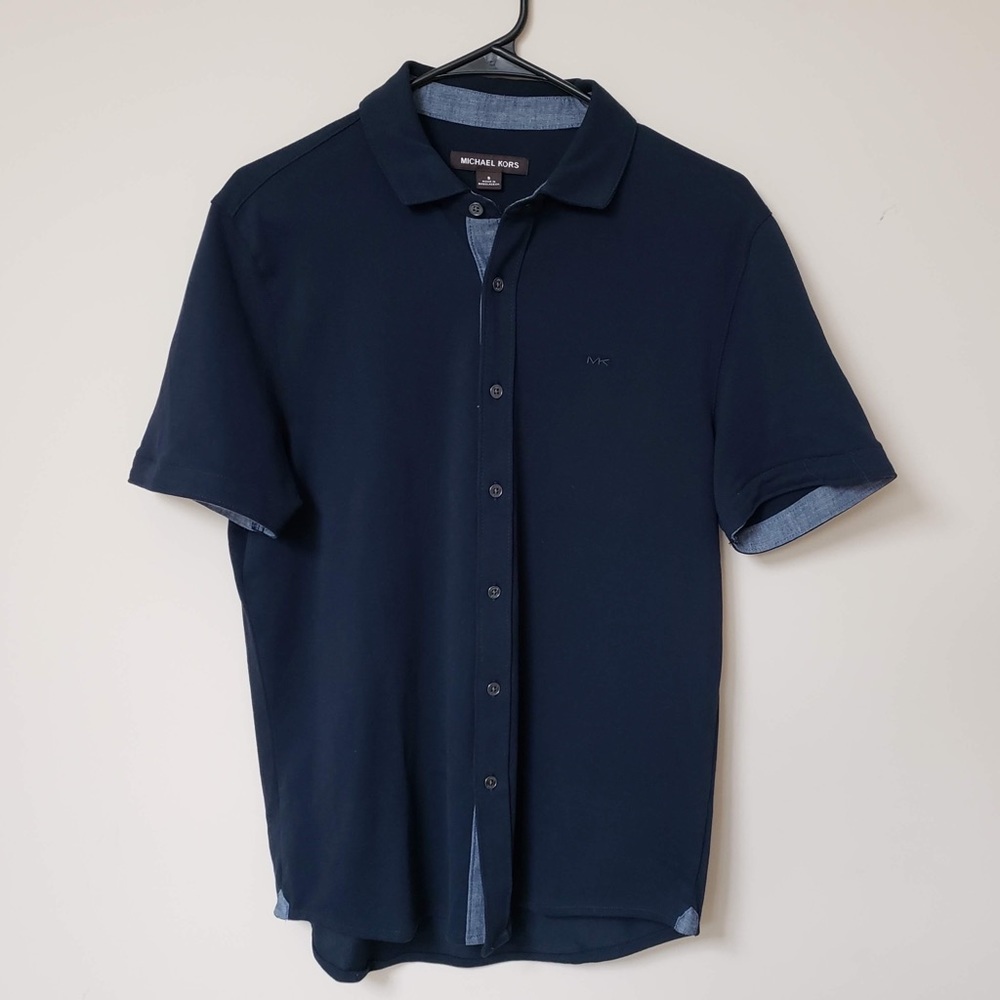 Michael Kors casual button up blue